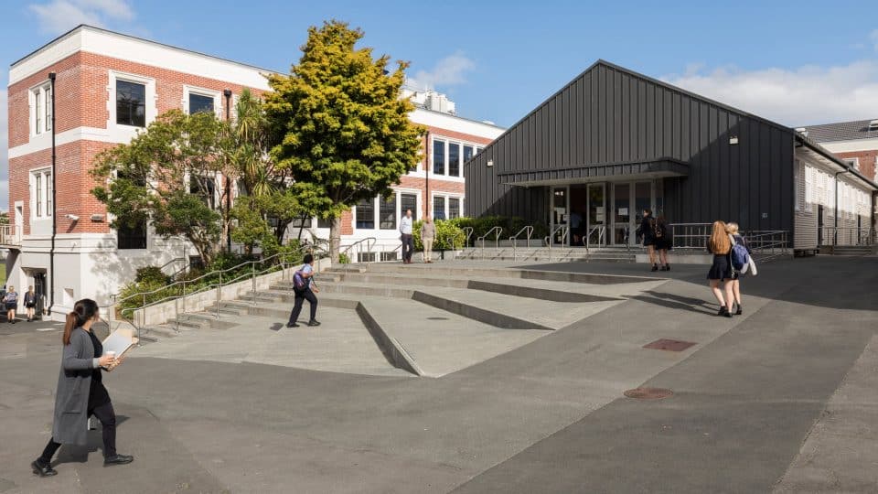 Takapuna Grammar School - Main Block and Hall