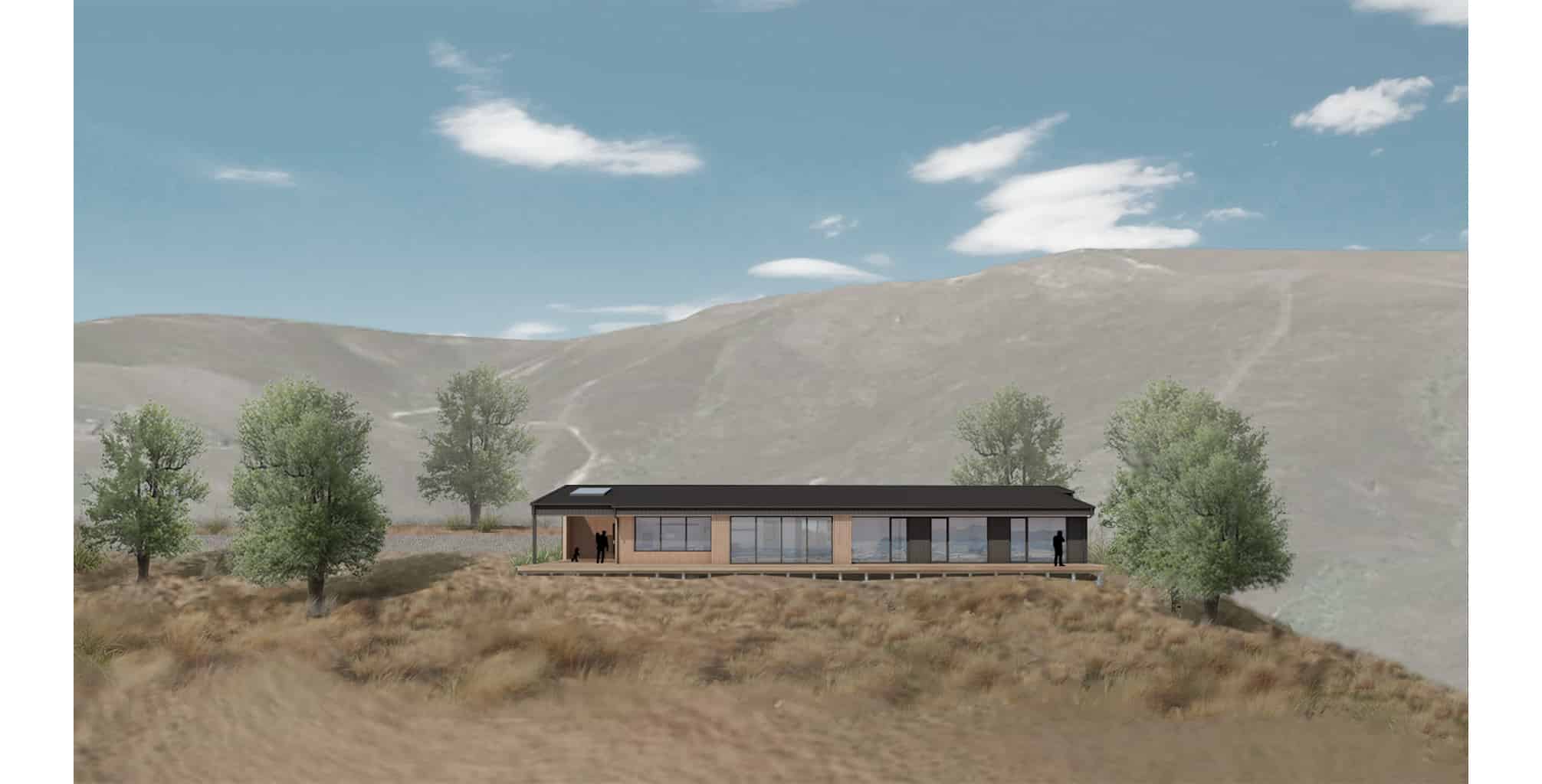 Mountain Road Passive House External - RA